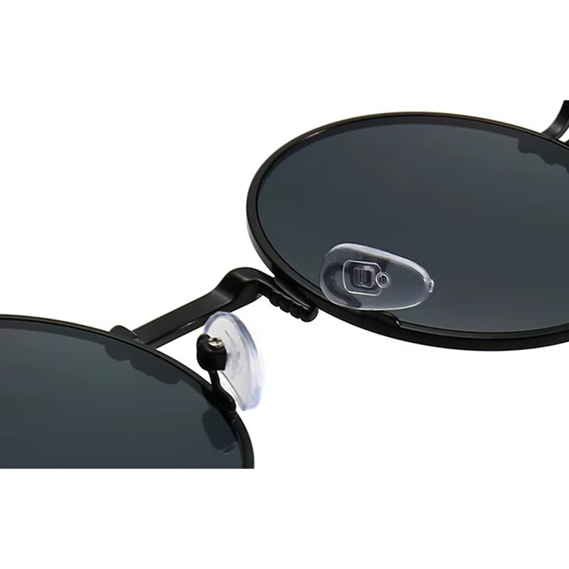 Comfortable UV400 Protection Travel & Photography Eyewear for Men Women New Steampunk Round-Framed S...