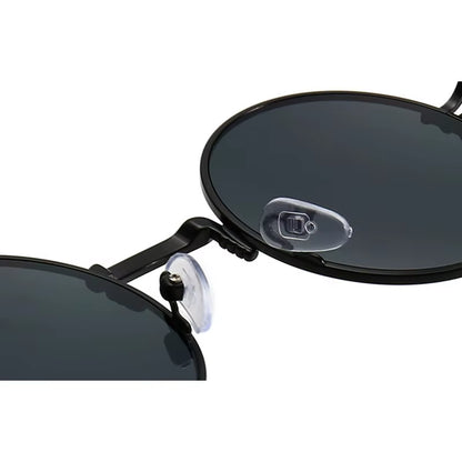 Comfortable UV400 Protection Travel & Photography Eyewear for Men Women New Steampunk Round-Framed S...
