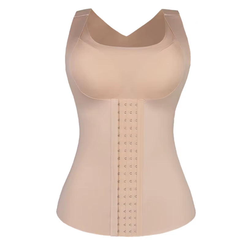 Elevate Your Silhouette: 3-in-1 Push-Up & Shape Breathable Waist Slimming Control Buttoned Bra Shapewear for Women