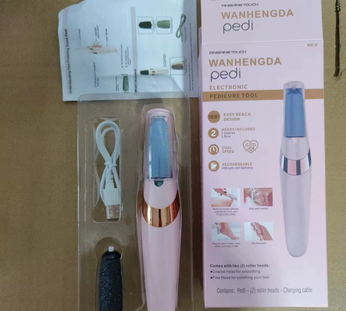 Rechargeable Electric Callus Remover Cordless Women Men Electronic Foot File Removes Dry Coarse Skin...