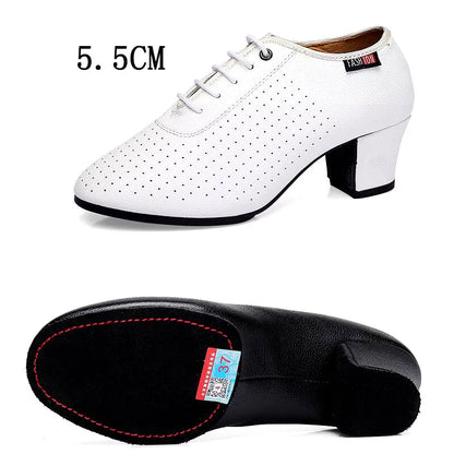 Elevate Your Dance Moves with Stylish Women's Latin Dance Shoes - 5.5cm Heels for Salsa, Jazz & Ballroom - Unmatched Comfort with Soft Sole