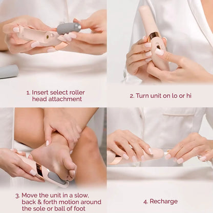 Rechargeable Electric Callus Remover Cordless Women Men Electronic Foot File Removes Dry Coarse Skin...