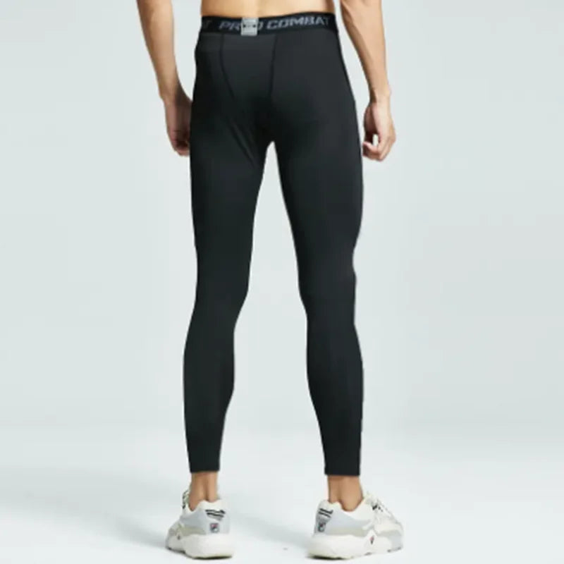 Elevate Your Workout with Our Quick-Dry Compression Running Leggings for Men - Perfect for Gym and Fitness Training!