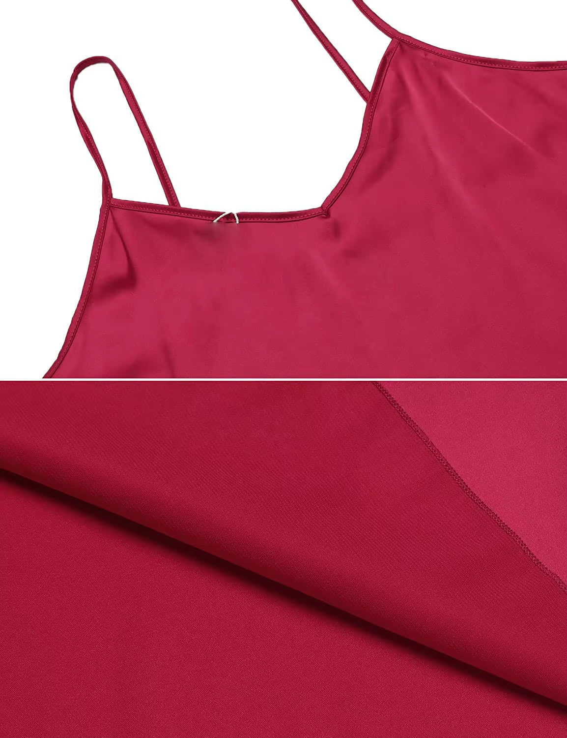 Indulge in Comfort: Women’s Sexy Silk-like Satin Pajamas Set for Summer Sleepwear - Soft and Stylish 2 Piece Nightwear