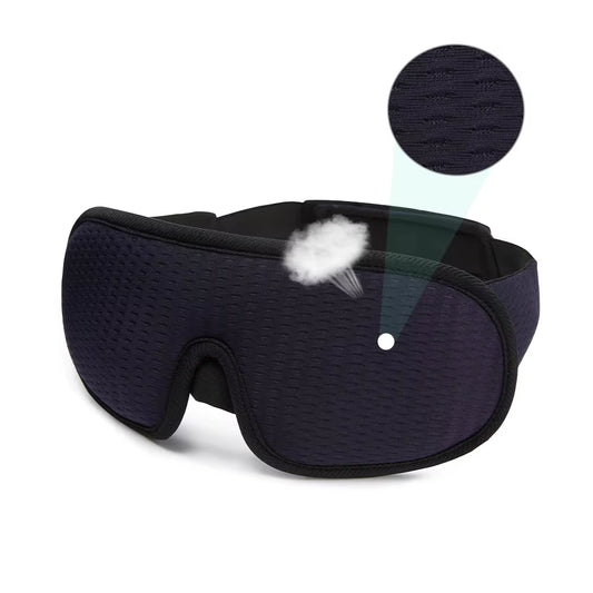 Experience Ultimate Comfort with the WANSHE 3D Silk Eye Mask - Perfect for Restful Sleep Anywhere!