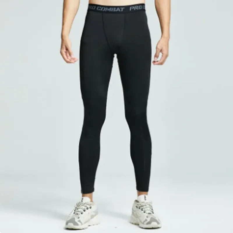 Elevate Your Workout with Our Quick-Dry Compression Running Leggings for Men - Perfect for Gym and Fitness Training!
