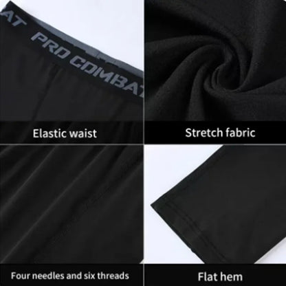Elevate Your Workout with Our Quick-Dry Compression Running Leggings for Men - Perfect for Gym and Fitness Training!