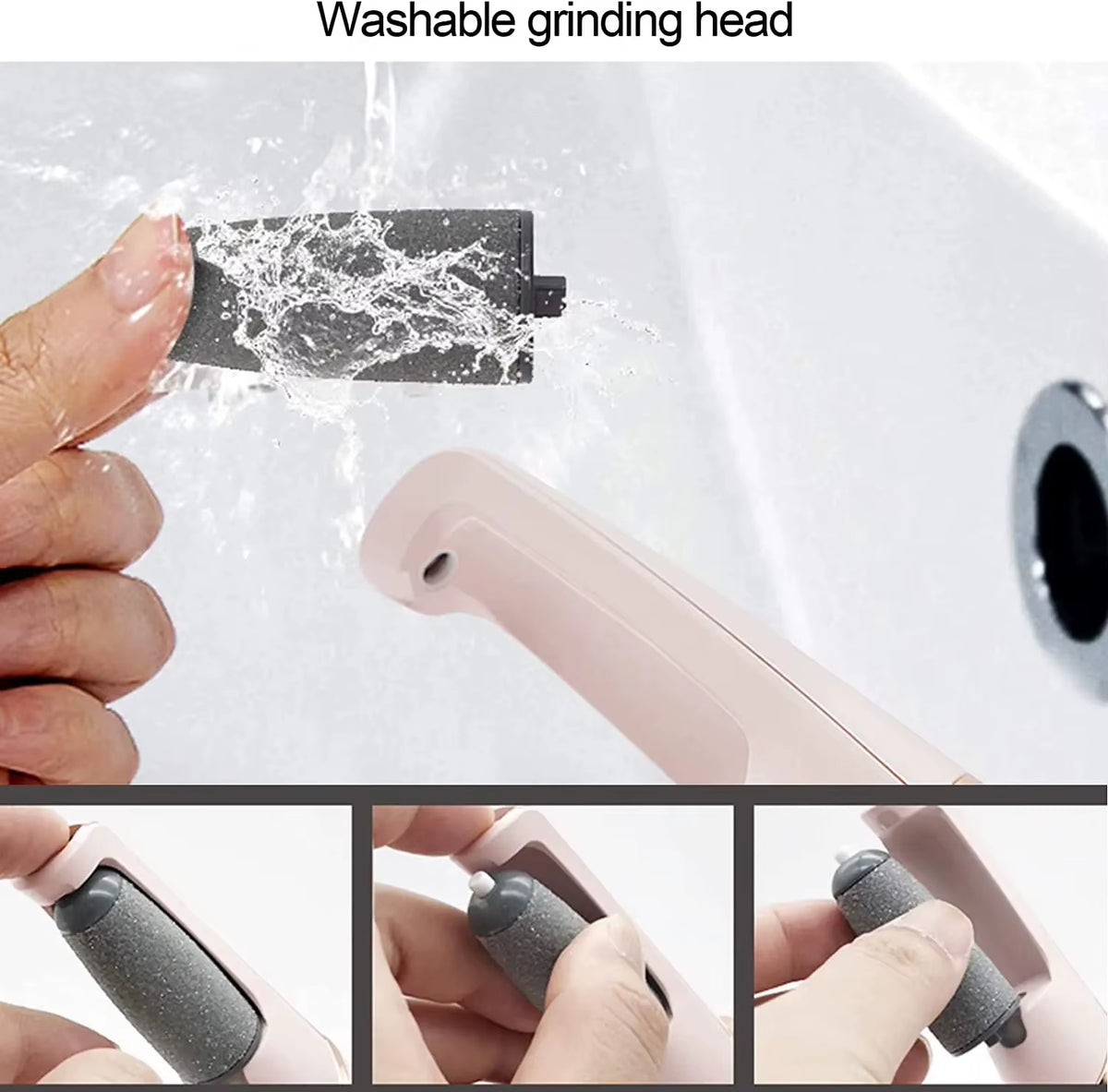 Rechargeable Electric Callus Remover Cordless Women Men Electronic Foot File Removes Dry Coarse Skin...