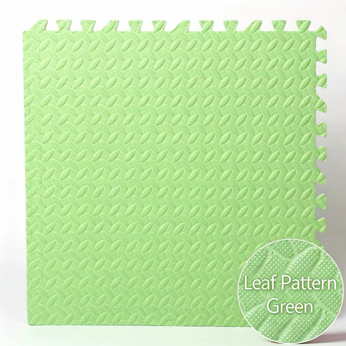 Transform Your Workout Space with Leaf Embossed Interlocking Foam Tiles - 60cm x 30cm EVA Exercise Mats for Judo, Wrestling, and Taekwondo Training!