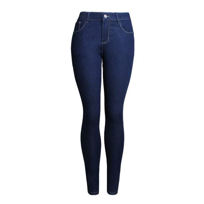 Autumn New Small Leg Jeans Trendy Pencil Pants Washed High Waist Small Leg Pants