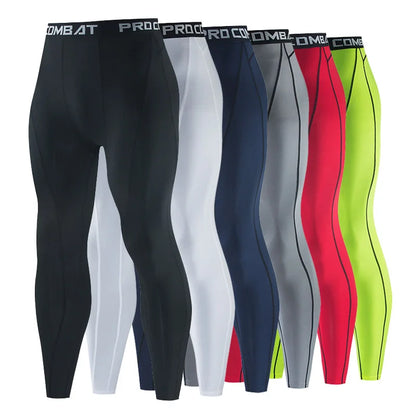 Elevate Your Workout with Our Quick-Dry Compression Running Leggings for Men - Perfect for Gym and Fitness Training!