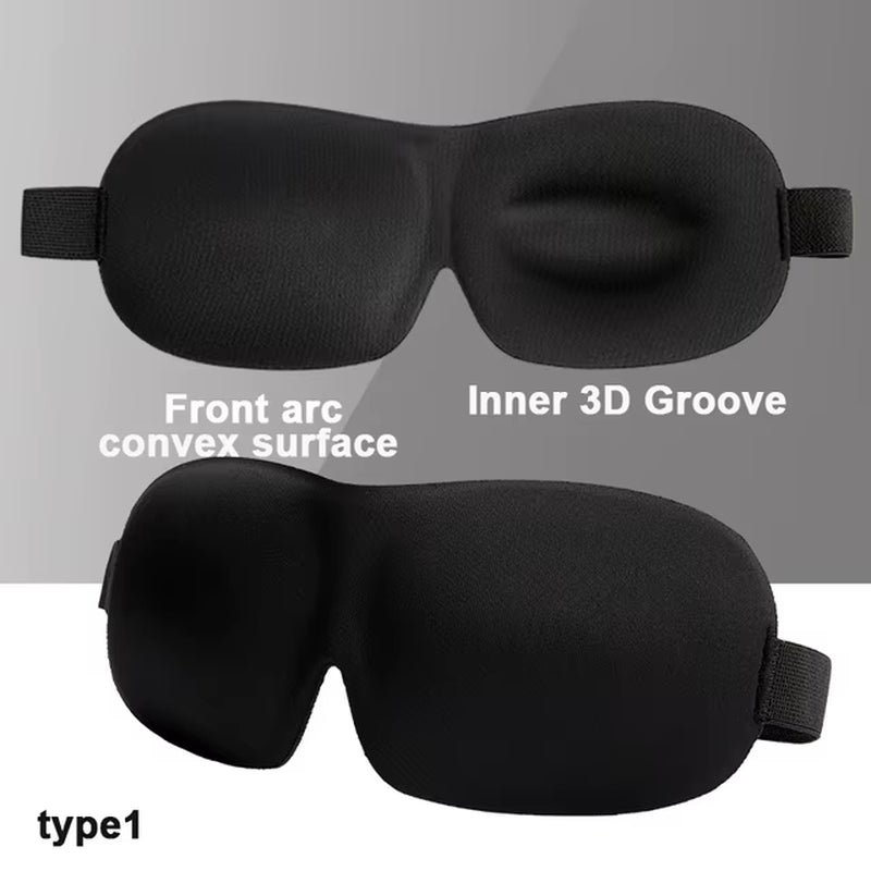 Experience Ultimate Comfort with the WANSHE 3D Silk Eye Mask - Perfect for Restful Sleep Anywhere!