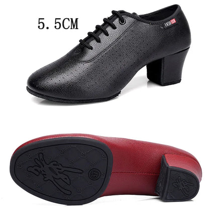 Elevate Your Dance Moves with Stylish Women's Latin Dance Shoes - 5.5cm Heels for Salsa, Jazz & Ballroom - Unmatched Comfort with Soft Sole