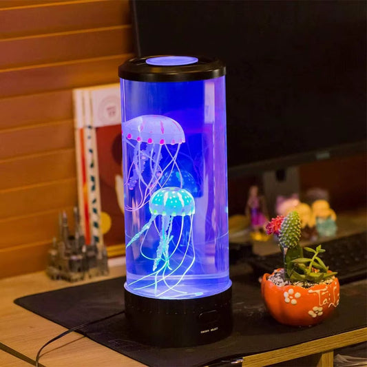 Stunning LED Jellyfish Lamp - 107x300mm Colorful Night Light for Unique Home Decor and Memorable Gifts